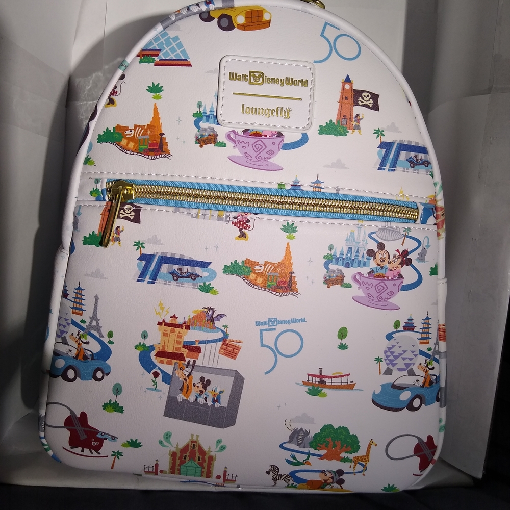Loungefly Disney World 50th Anniversary Bag - Picture 1 of 4